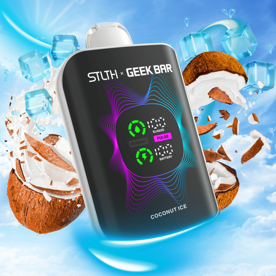 STLTH x Geek Bar 80K Disposable Vape-Coconut Ice 20mg / 80000 Puffs Yorkton Vape SuperStore in Saskatchewan Canada