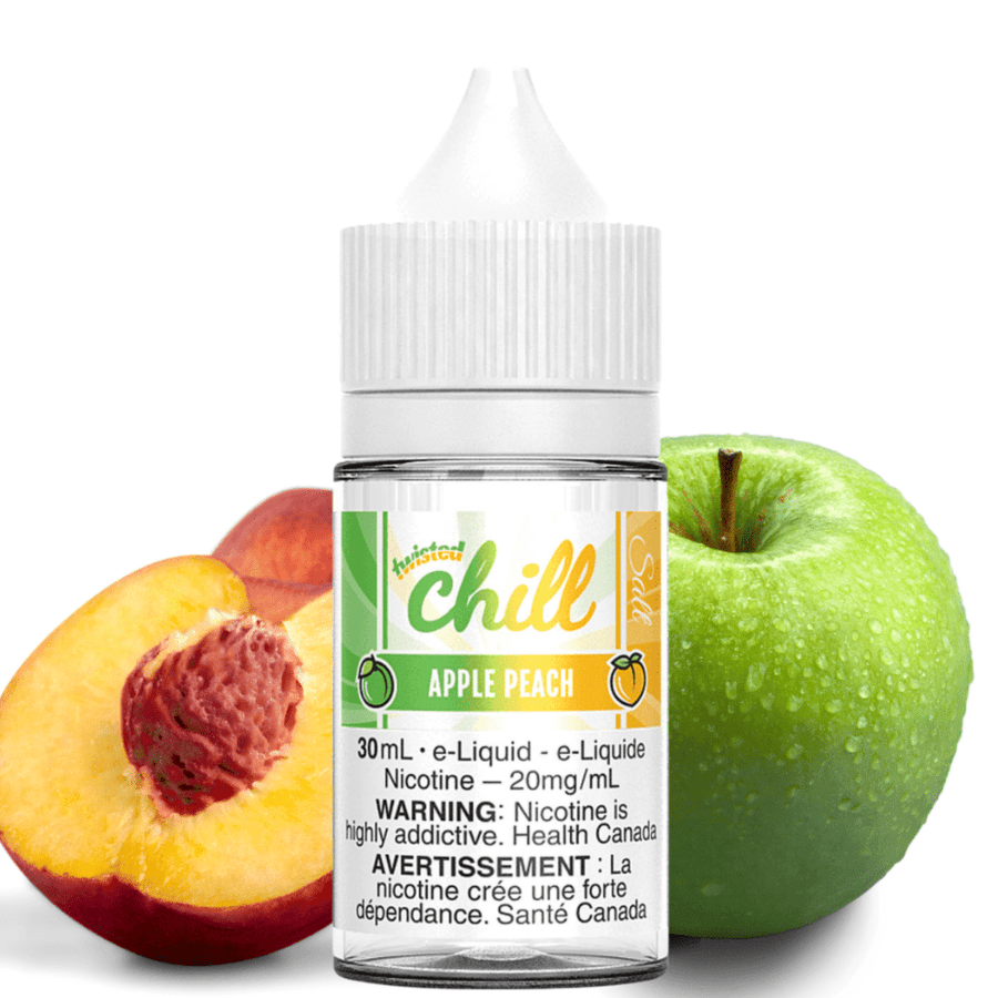 Apple Peach Salts by Chill E-Liquid 12mg Vape Superstore Yorkton Saskatchewan