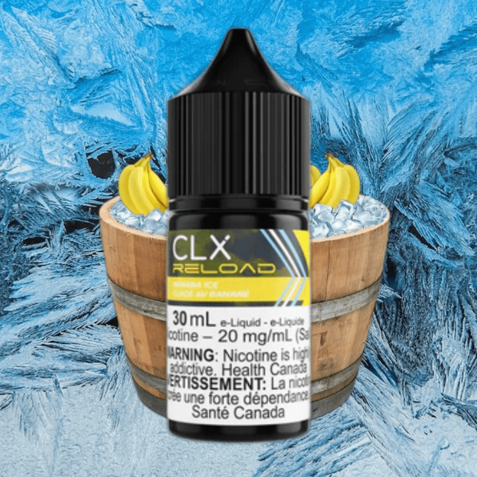 Banana Ice Salt by CLX Reload E-Liquid 30mL / 10mg Vape Superstore Yorkton Saskatchewan
