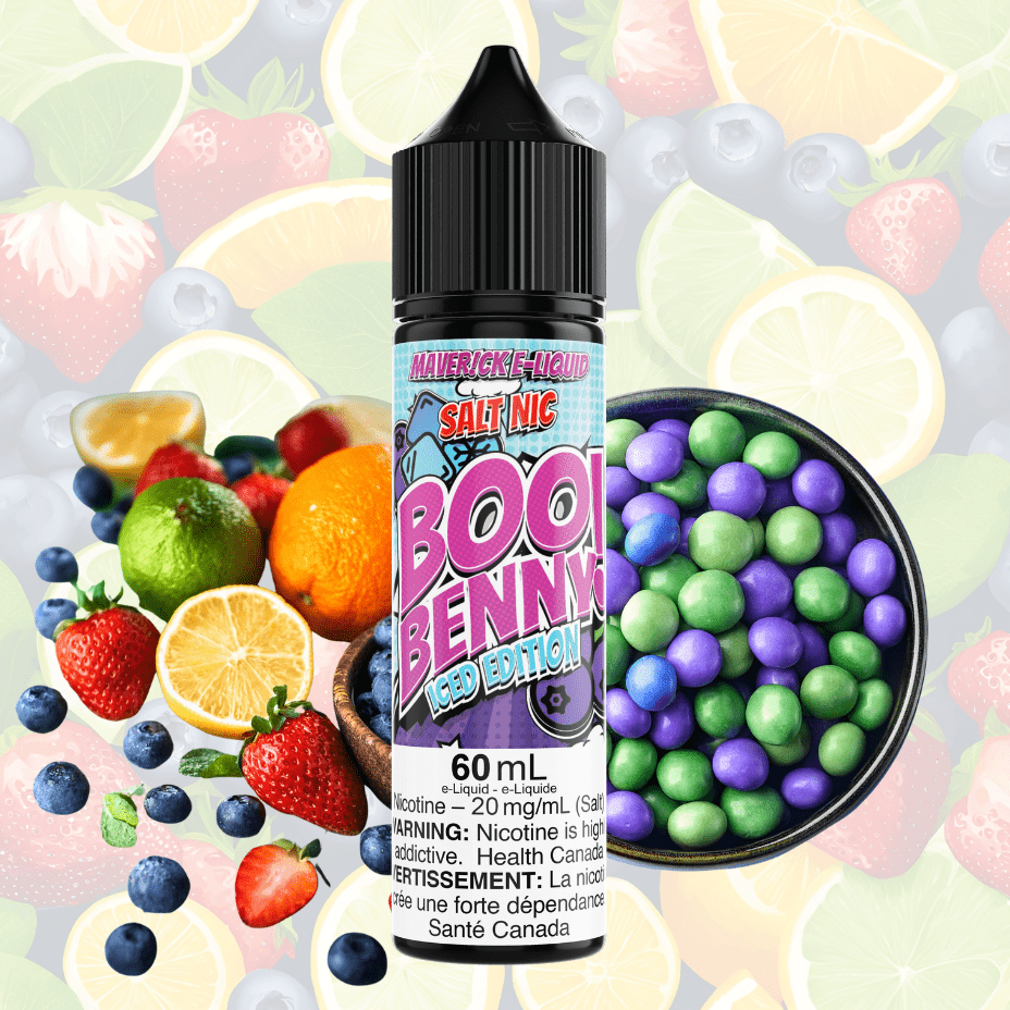 Boo Benny Iced Salt by Maverick E-Liquid 60ml / 20mg Vape Superstore Yorkton Saskatchewan