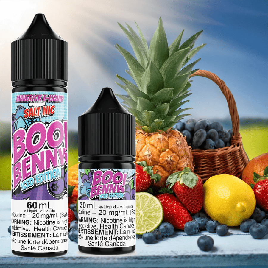 Boo Benny Iced Salt by Maverick E-Liquid Vape Superstore Yorkton Saskatchewan