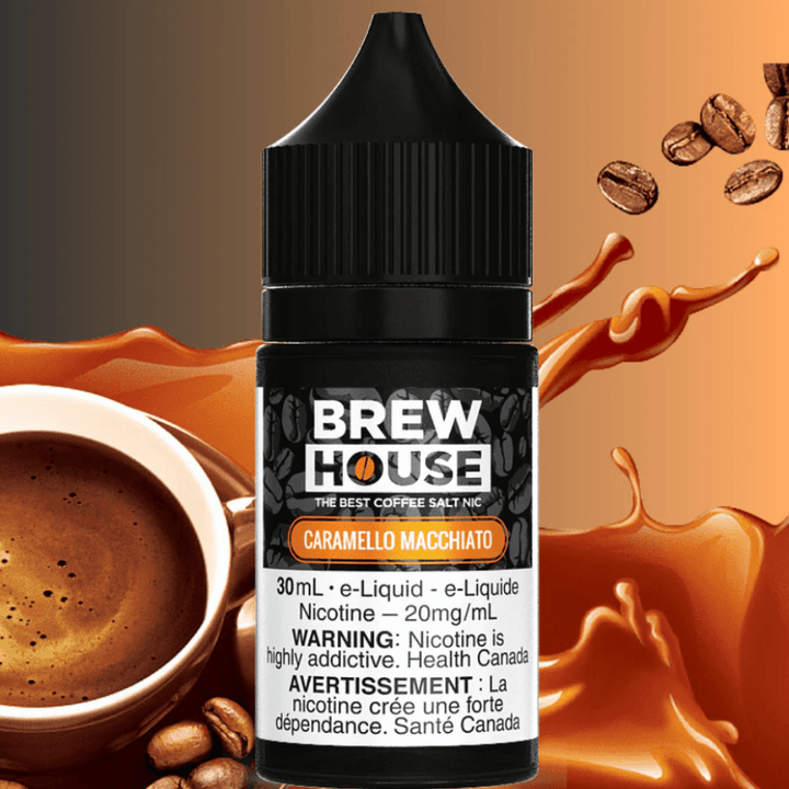 Caramello Macchiato Salt by Brew House E-Liquid Vape Superstore Yorkton Saskatchewan