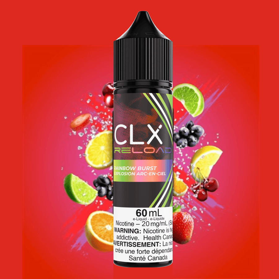 CLX Reload 60ml Salt-Rainbow Burst 60ml / 20mg Vape Superstore Yorkton Saskatchewan