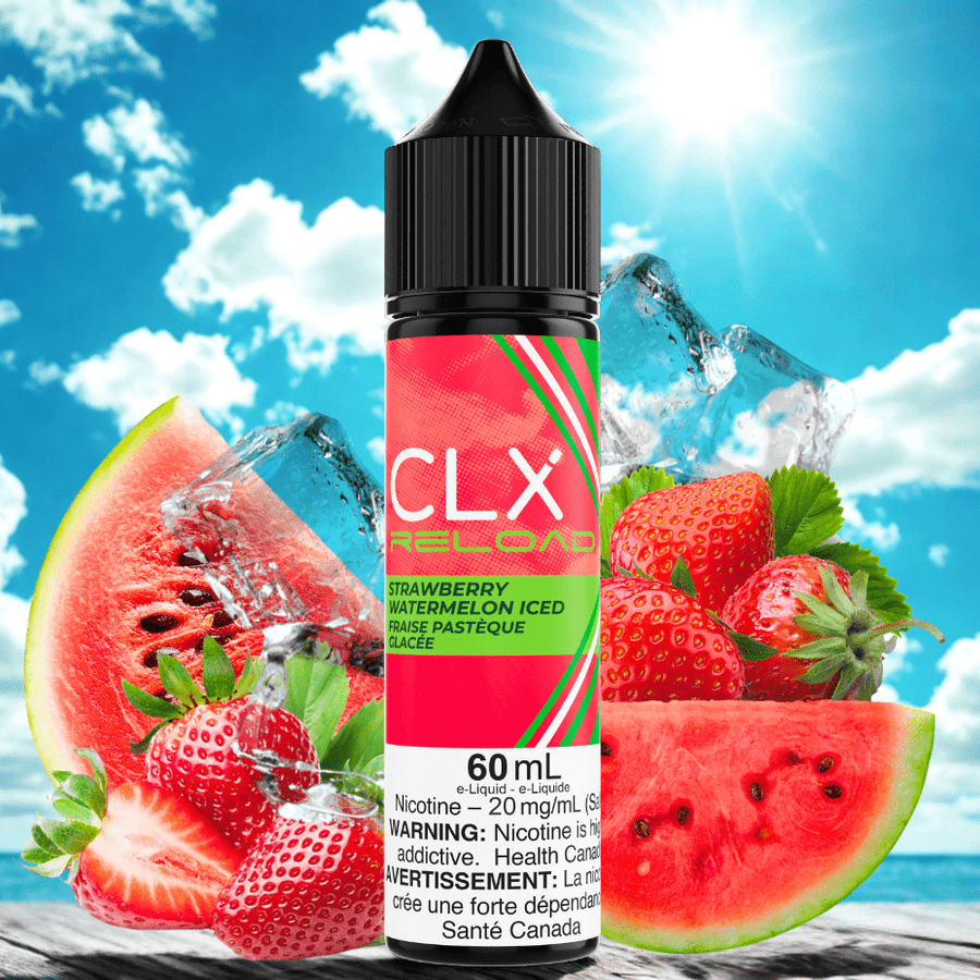CLX Reload 60ml Salt-Strawberry Watermelon Ice 60ml / 20mg Vape Superstore Yorkton Saskatchewan