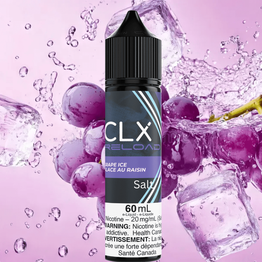 CLX Reload Salt 60ml-Grape Ice 20mg Vape Superstore Yorkton Saskatchewan