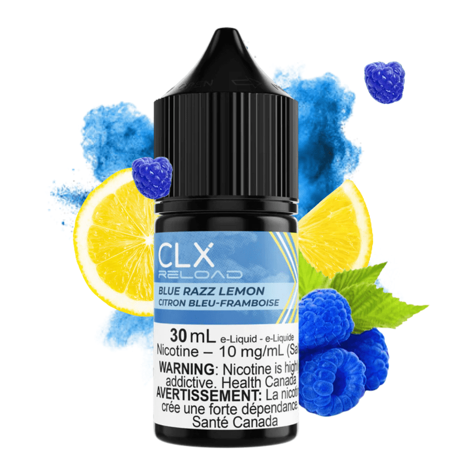CLX Reload Salt-Blue Razz Lemon 30ml / 10mg Vape Superstore Yorkton Saskatchewan