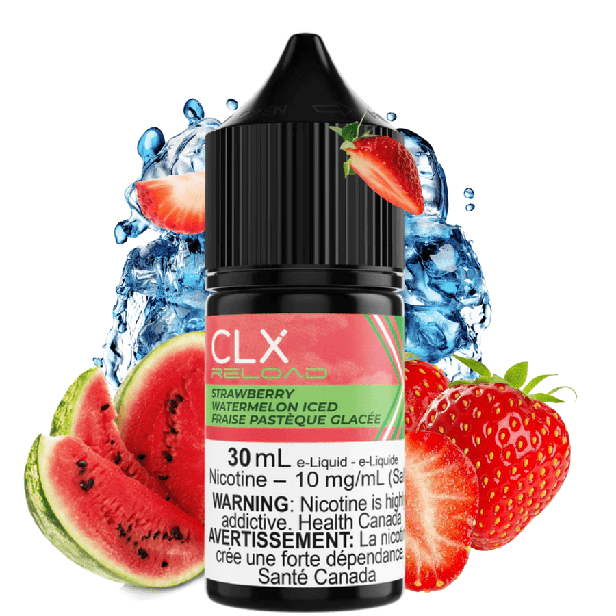 CLX Reload Salts-Strawberry Watermelon Iced 30ml / 10mg Vape Superstore Yorkton Saskatchewan