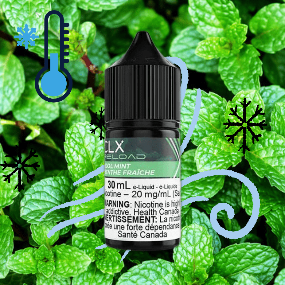 Cool Mint Salt by CLX Reload E-Liquid 30mL / 10mg Vape Superstore Yorkton Saskatchewan