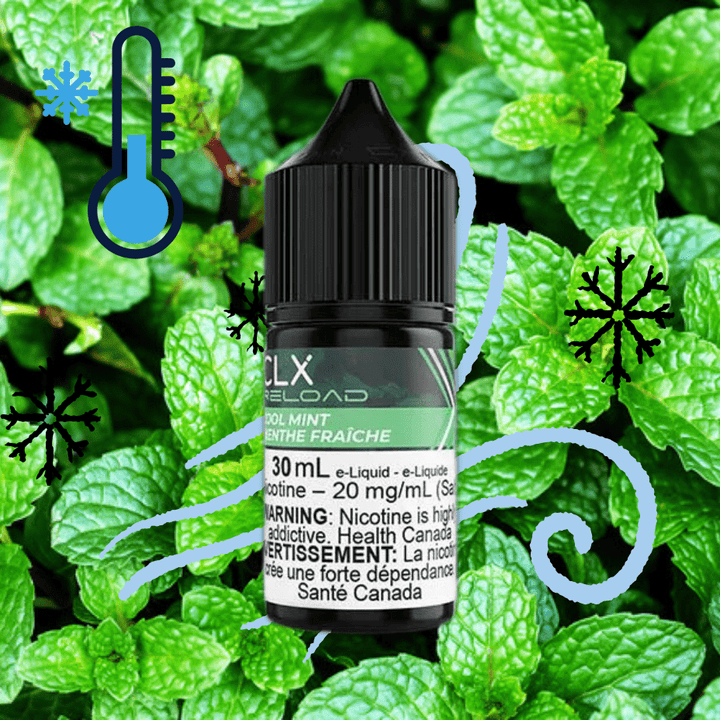 Cool Mint Salt by CLX Reload E-Liquid 30mL / 10mg Vape Superstore Yorkton Saskatchewan