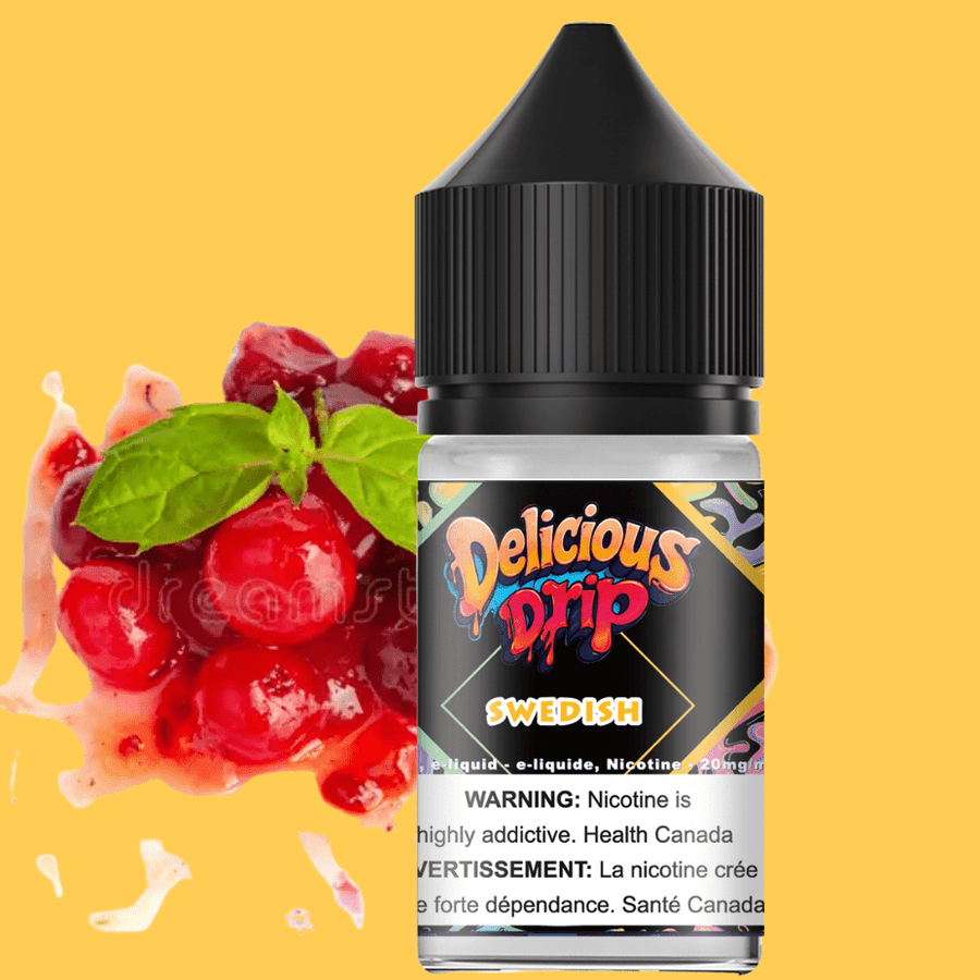 Delicious Drip Salt-Swedish 30ml / 20mg Vape Superstore Yorkton Saskatchewan