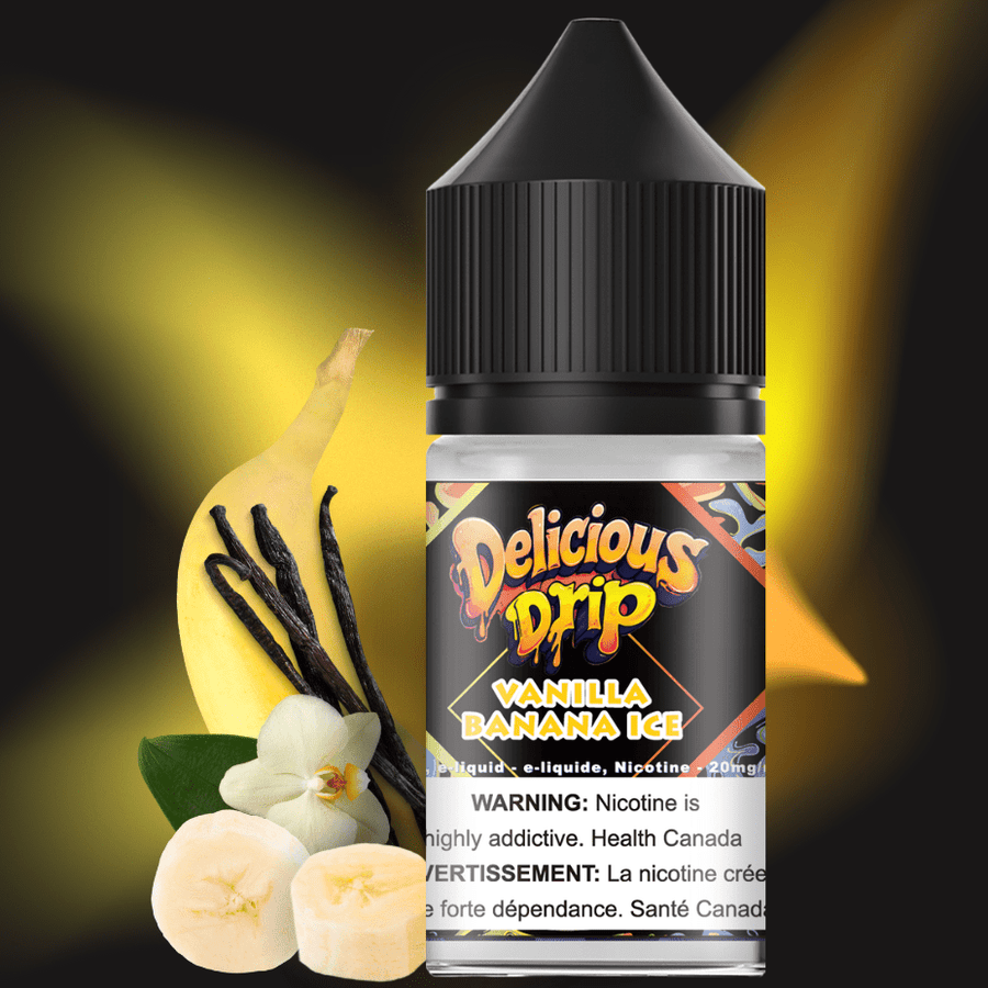 Delicious Drip Salt-Vanilla Banana 30ml / 20mg Vape Superstore Yorkton Saskatchewan