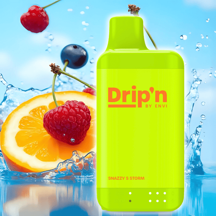 Drip'n by Envi 16K Disposable Vape - Snazzy S Storm 8mL / 16000 Puffs / 20mg Vape Superstore Yorkton Saskatchewan
