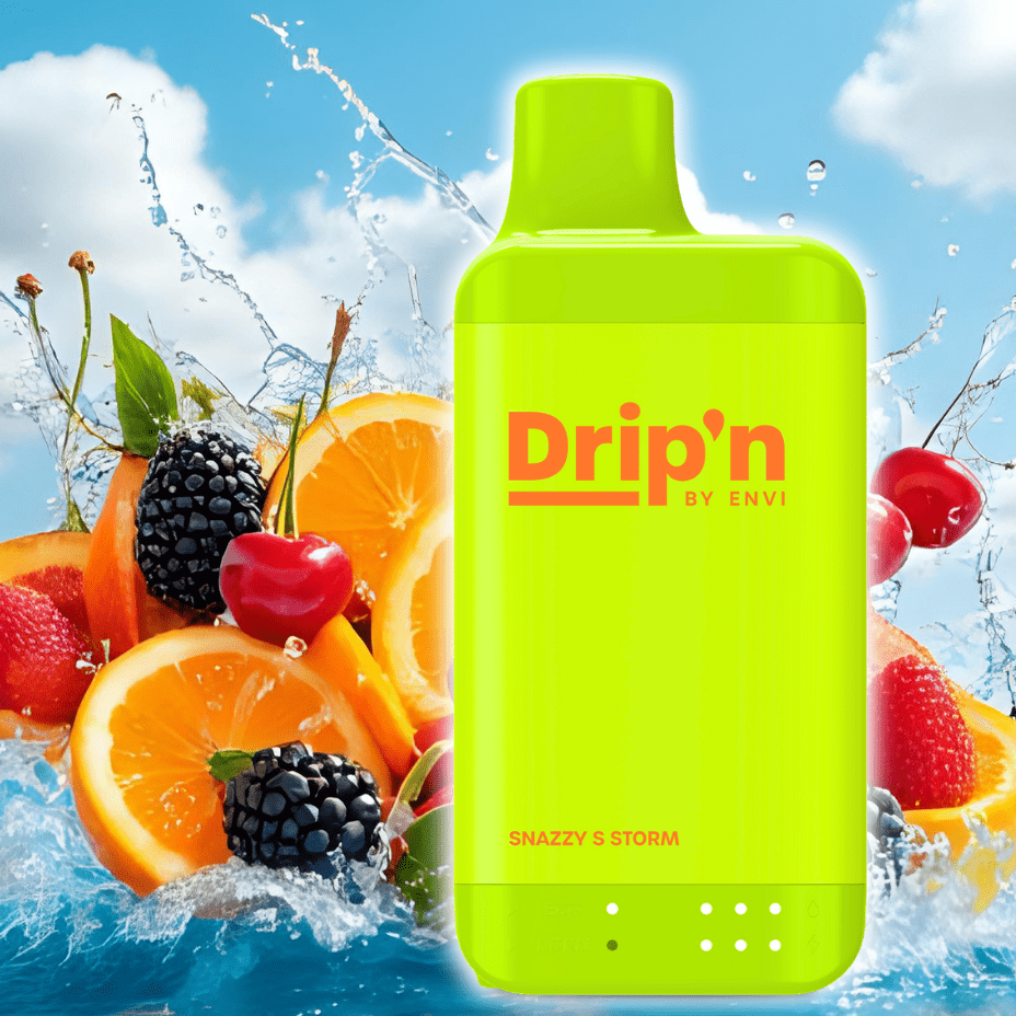Drip'n by Envi 16K Disposable Vape - Snazzy S Storm 8mL / 16000 Puffs / 20mg Vape Superstore Yorkton Saskatchewan