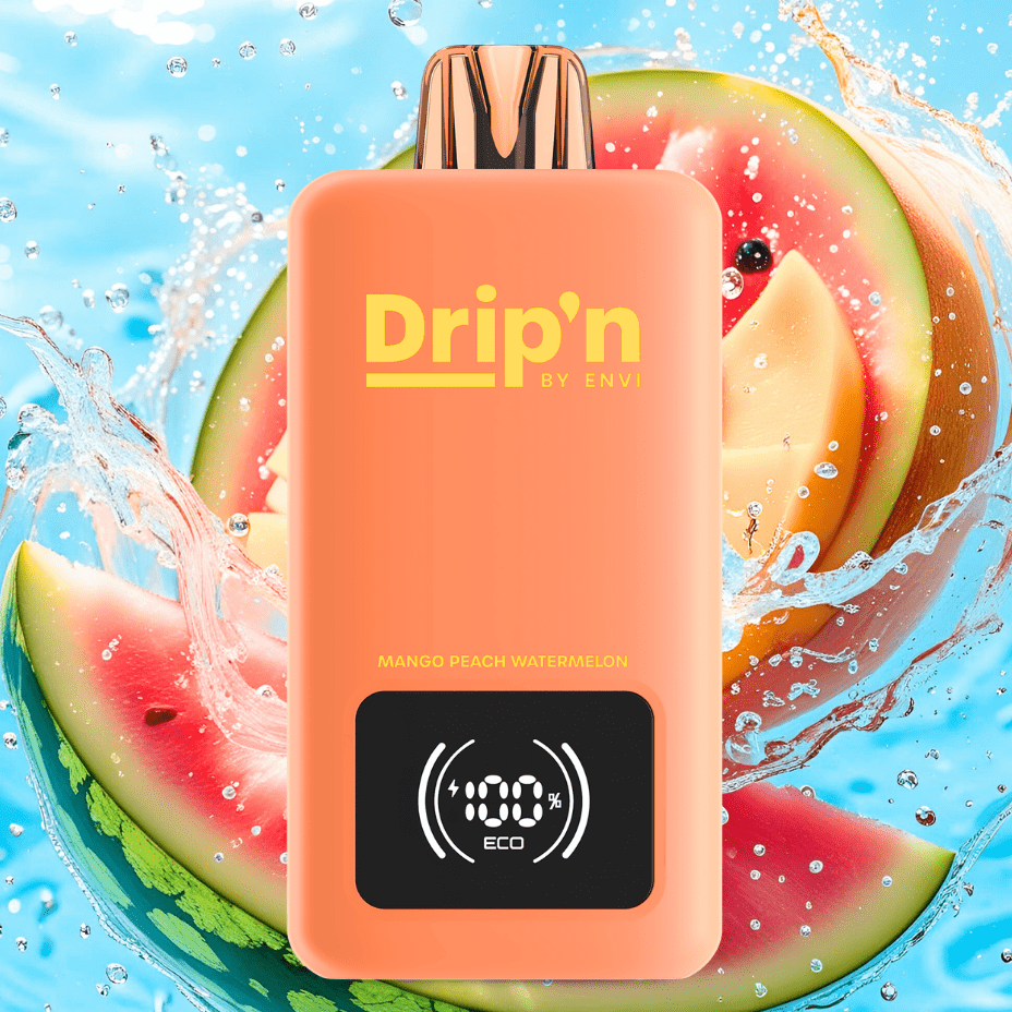 Drip'n by Envi 70K Disposable Vape - Mango Peach Watermelon 26mL / 70000 Puffs / 20mg Vape Superstore Yorkton Saskatchewan