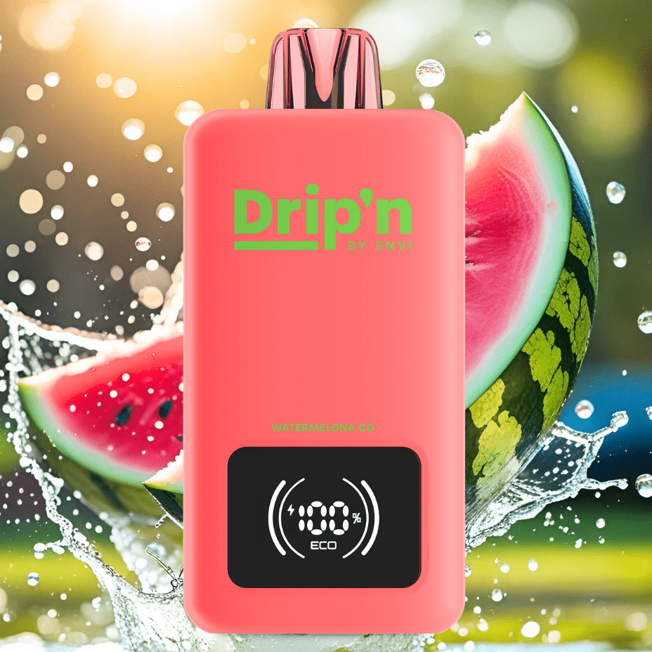 Drip'n by Envi 70K Disposable Vape - Watermelona CG 26mL / 70000 Puffs / 20mg Vape Superstore Yorkton Saskatchewan