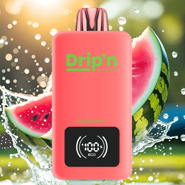 Drip'n by Envi 70K Disposable Vape - Watermelona CG 26mL / 70000 Puffs / 20mg Vape Superstore Yorkton Saskatchewan