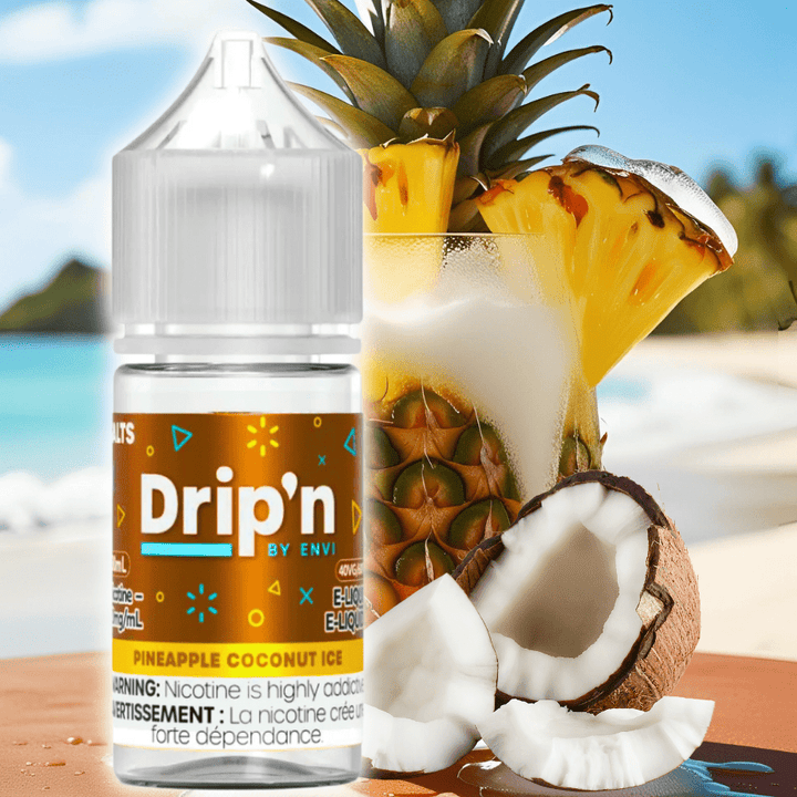 Drip'n by Envi Classics Salt-Pineapple Coconut Ice 20mg / 30mL Vape Superstore Yorkton Saskatchewan
