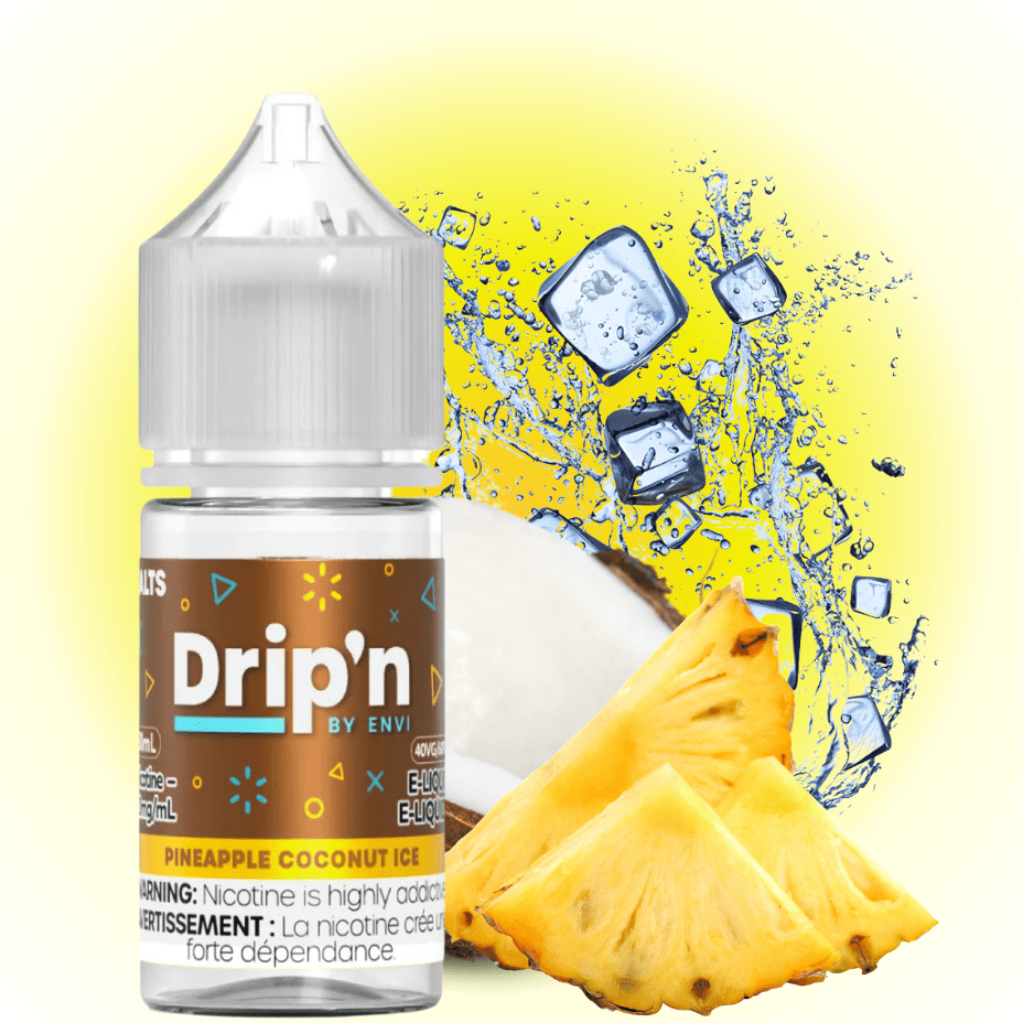 Drip'n by Envi Classics Salt-Pineapple Coconut Ice 20mg / 30mL Vape Superstore Yorkton Saskatchewan