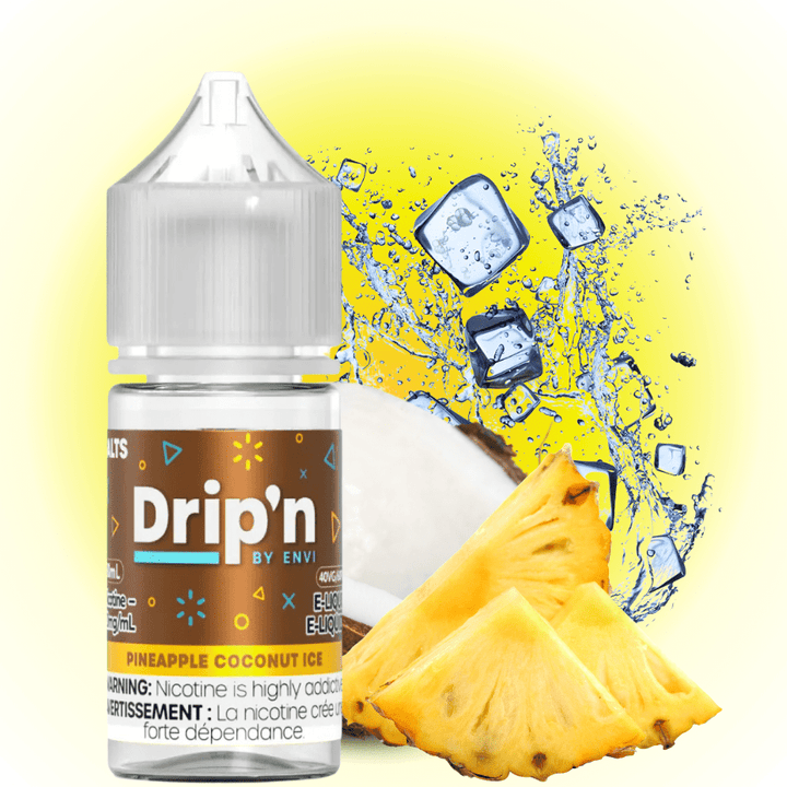 Drip'n by Envi Classics Salt-Pineapple Coconut Ice 20mg / 30mL Vape Superstore Yorkton Saskatchewan