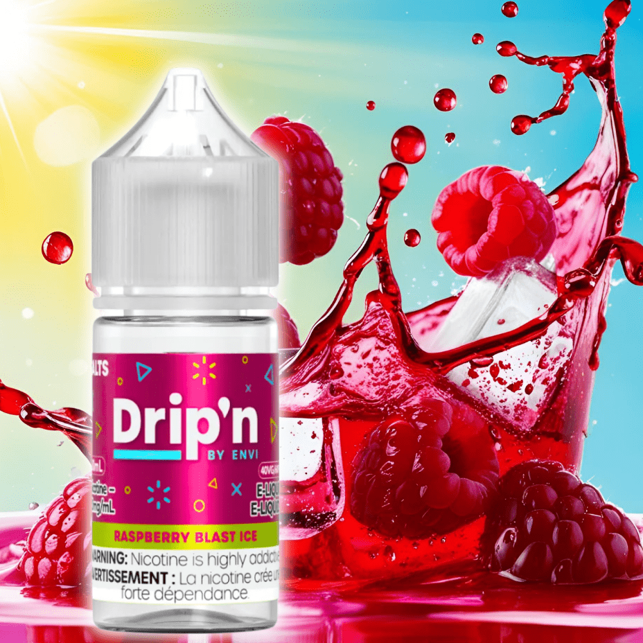 Drip'n by Envi Classics Salt-Raspberry Blast 20mg / 30mL Vape Superstore Yorkton Saskatchewan