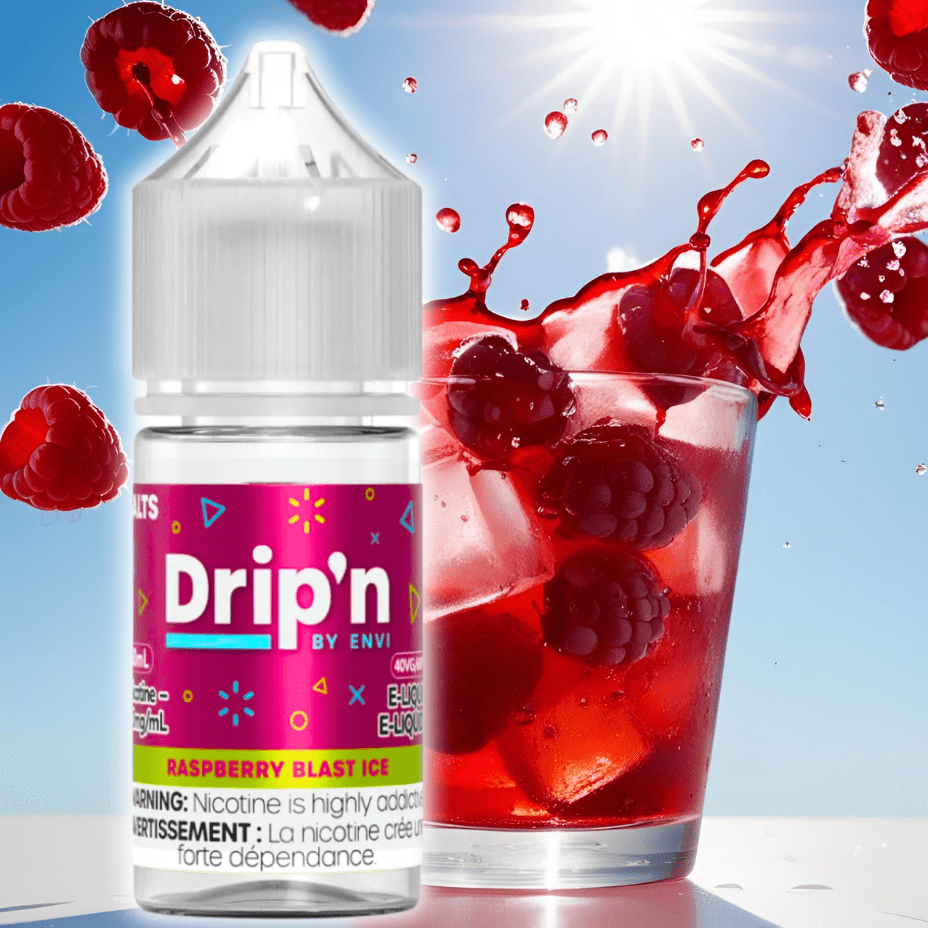 Drip'n by Envi Classics Salt-Raspberry Blast 20mg / 30mL Vape Superstore Yorkton Saskatchewan