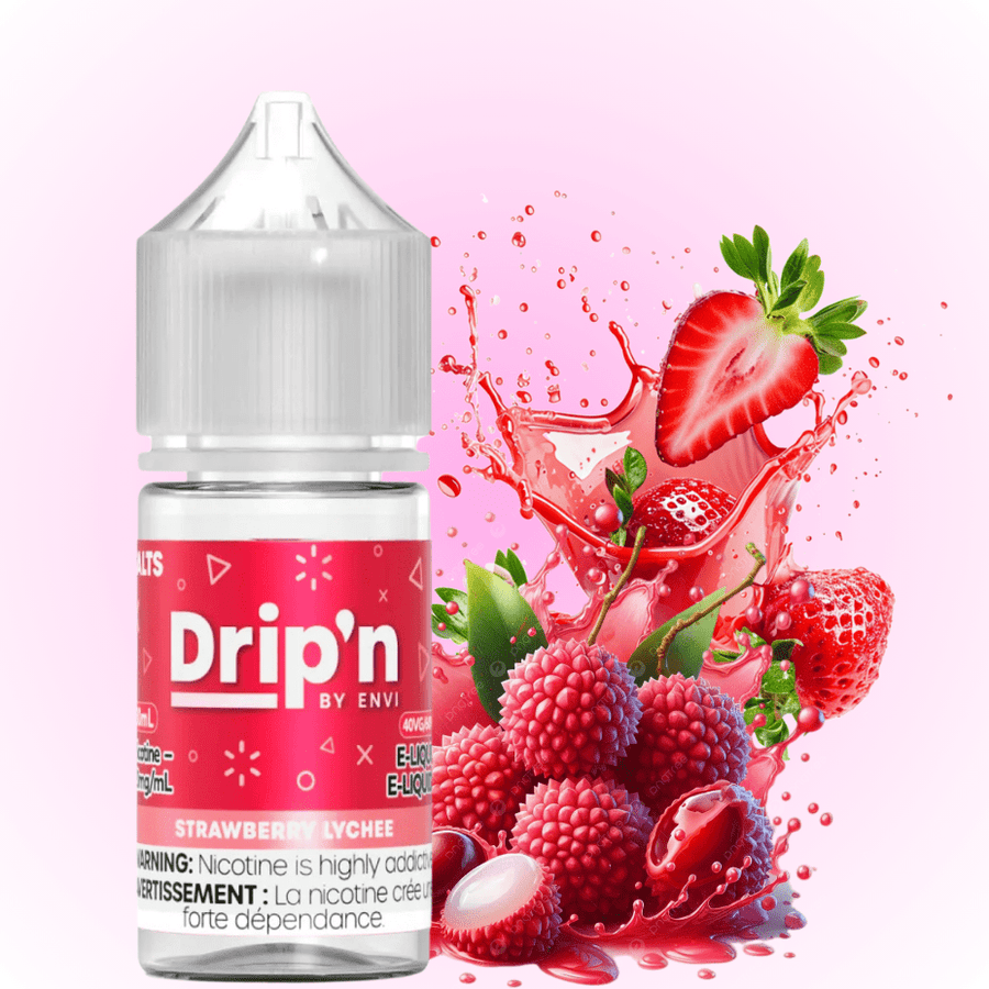 Drip'n by Envi Classics Salt-Strawberry Lychee 20mg / 30mL Vape Superstore Yorkton Saskatchewan