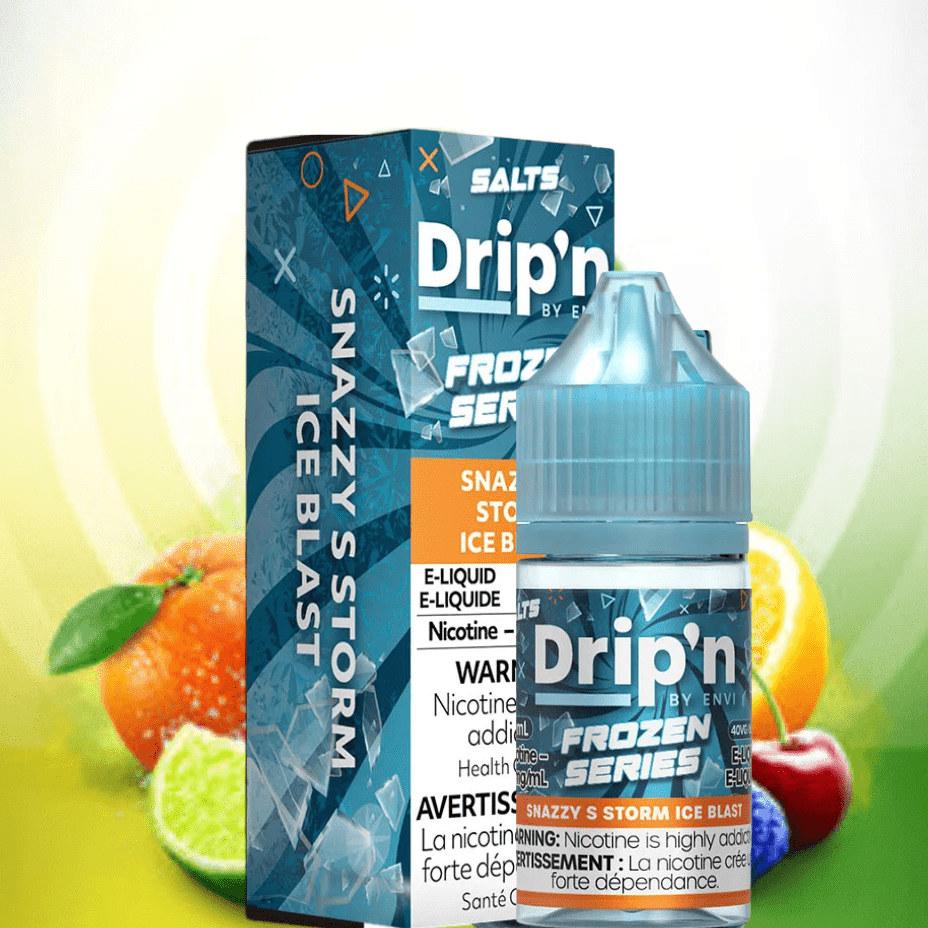 Drip'n by Envi Frozen Salt-Snazzy S Storm ICED Vape Superstore Yorkton Saskatchewan