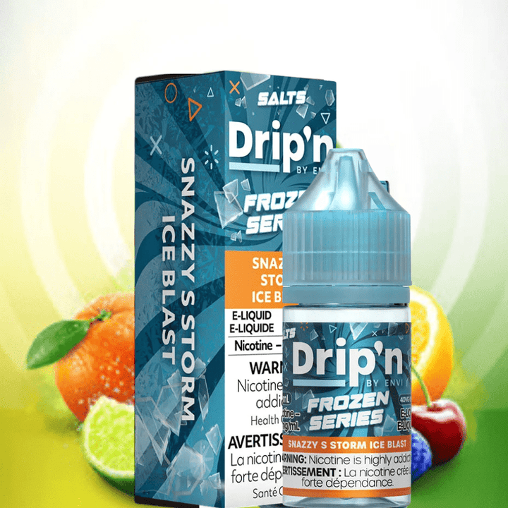 Drip'n by Envi Frozen Salt-Snazzy S Storm ICED Vape Superstore Yorkton Saskatchewan