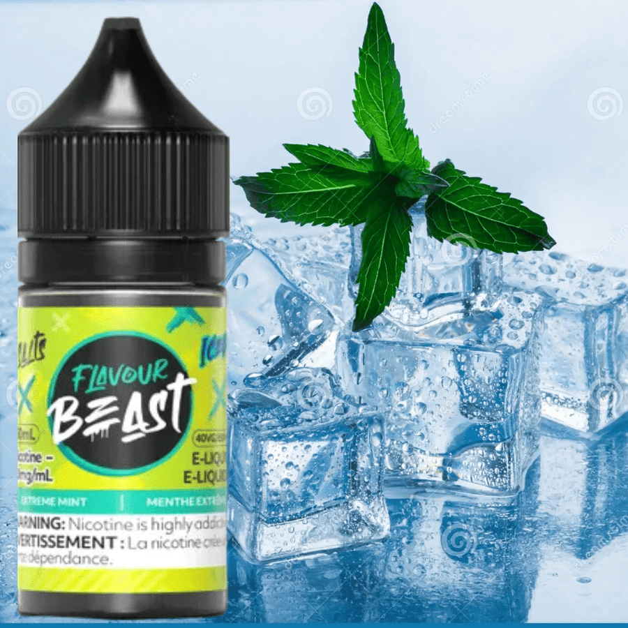Extreme Mint Iced Salts by Flavour Beast E-Liquid 30ml / 20mg Vape Superstore Yorkton Saskatchewan