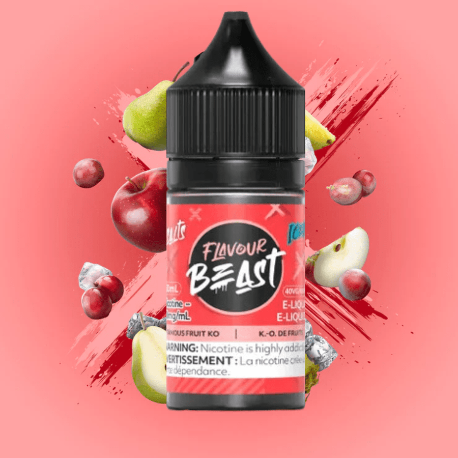 Famous Fruit KO Iced Salts by Flavour Beast E-Liquid 30ml / 20mg Vape Superstore Yorkton Saskatchewan
