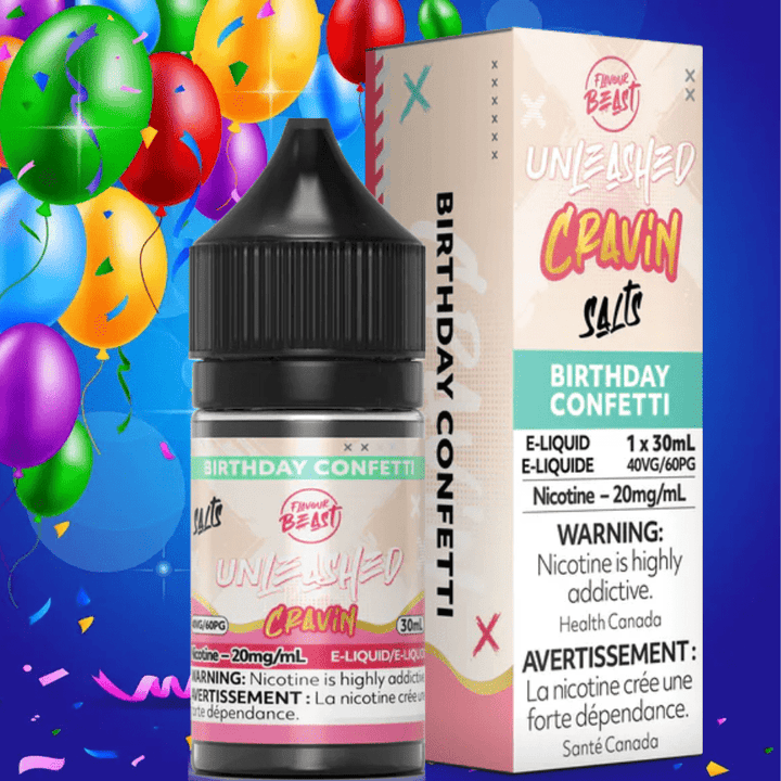 Flavor Beast Unleashed Cravin Salts-Birthday Confetti 30ml / 20mg Vape Superstore Yorkton Saskatchewan