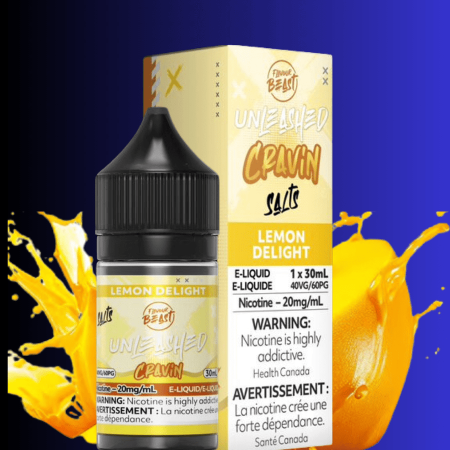 Flavor Beast Unleashed Cravin Salts-Lemon Delight 30ml / 20mg Vape Superstore Yorkton Saskatchewan