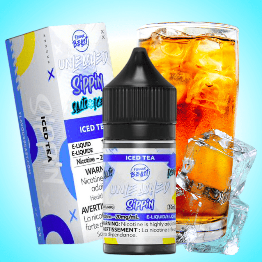 Flavor Beast Unleashed Sippin Salts-Iced Tea 30ml / 20mg Vape Superstore Yorkton Saskatchewan