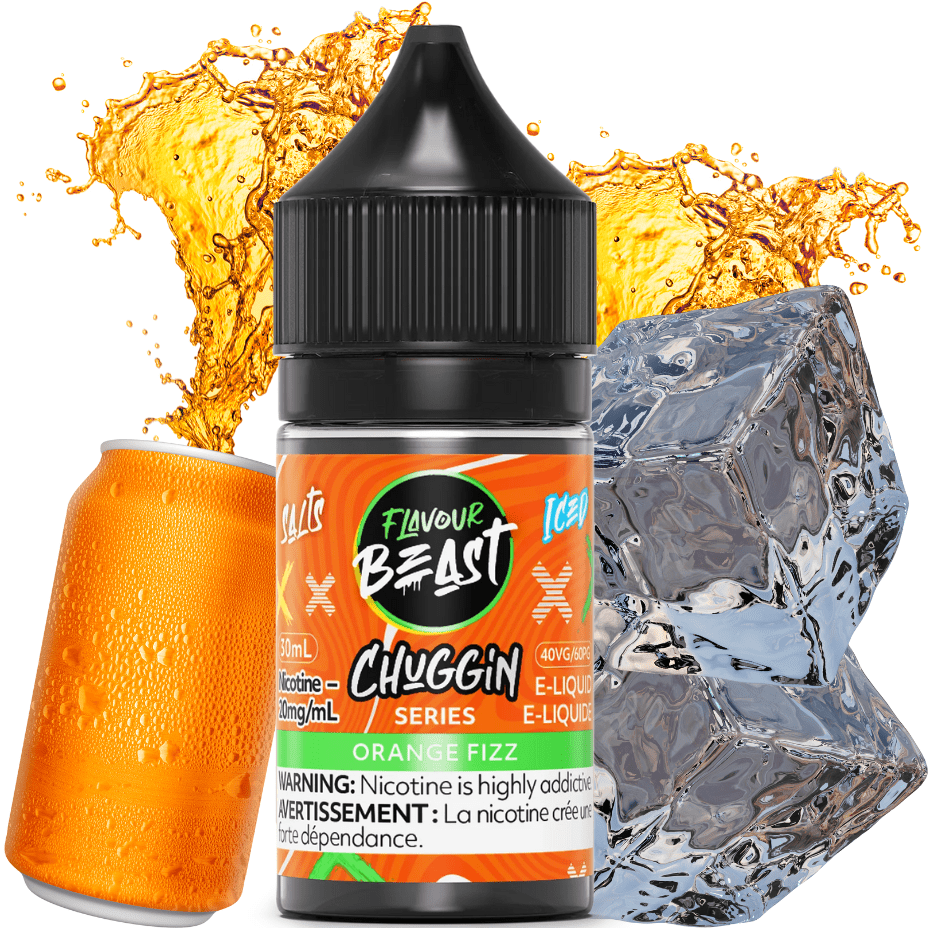 Flavour Beast Chuggin' Salt-Orange Fizz 30ml / 20mg Vape Superstore Yorkton Saskatchewan