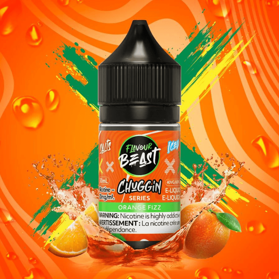 Flavour Beast Chuggin' Salt-Orange Fizz 30ml / 20mg Vape Superstore Yorkton Saskatchewan