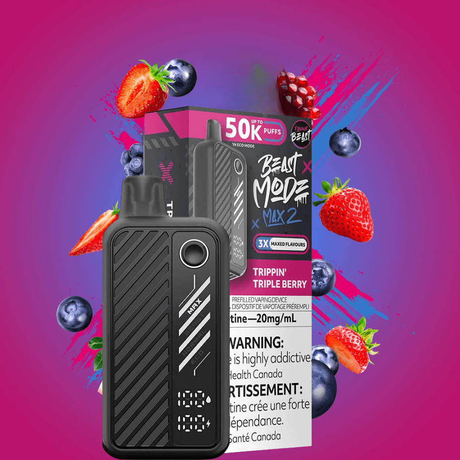 Flavour Beast Disposable Disposable Flavour Beast Max 2 Disposable Vape-Trippin Triple Berry Flavour Beast Max 2 Disposable Vape-Trippin Triple Berry in Sask