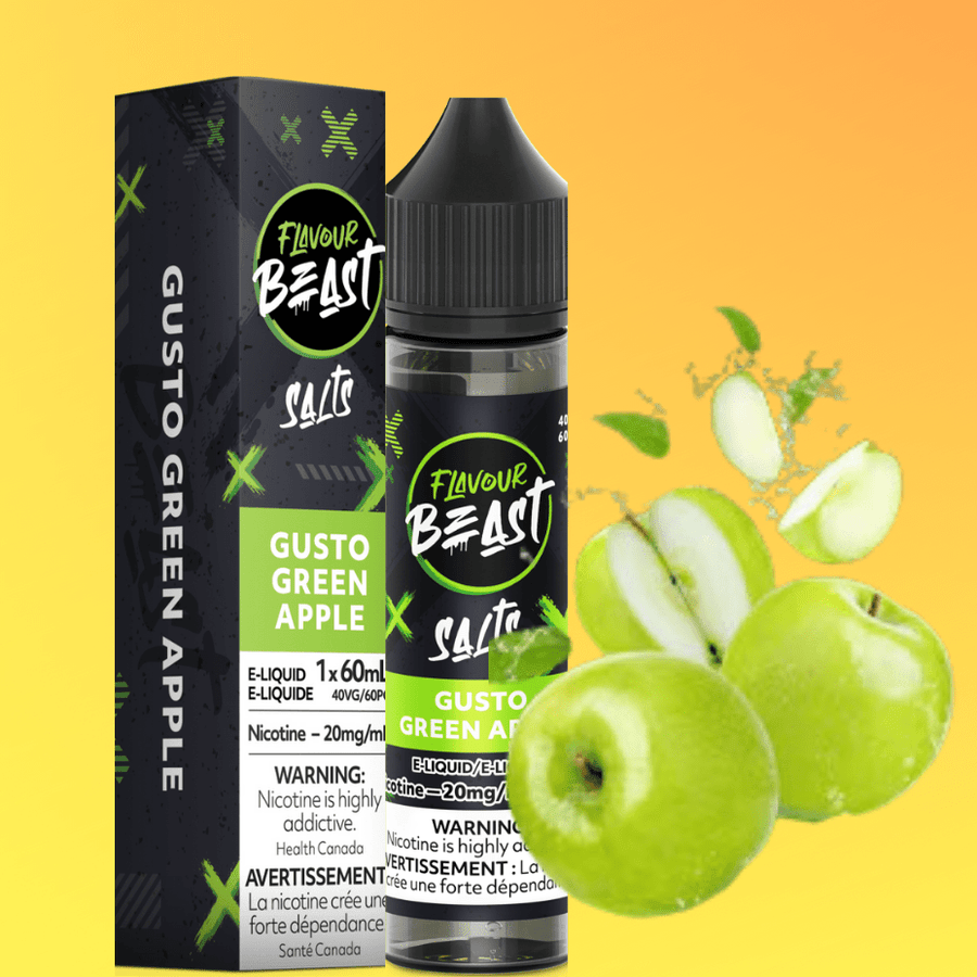 Flavour Beast Salt-Gusto Green Apple-60ml 60ml / 20mg Vape Superstore Yorkton Saskatchewan