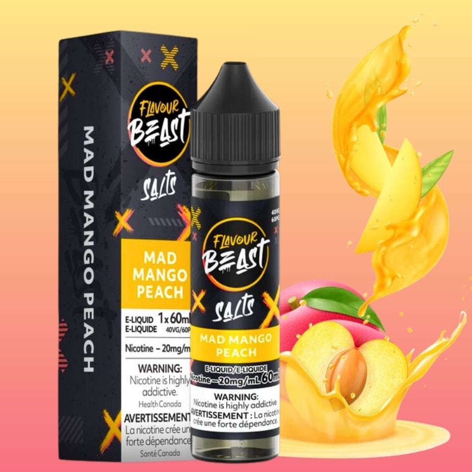 Flavour Beast Salt-Mad Mango Peach-60ml 60ml / 20mg Vape Superstore Yorkton Saskatchewan