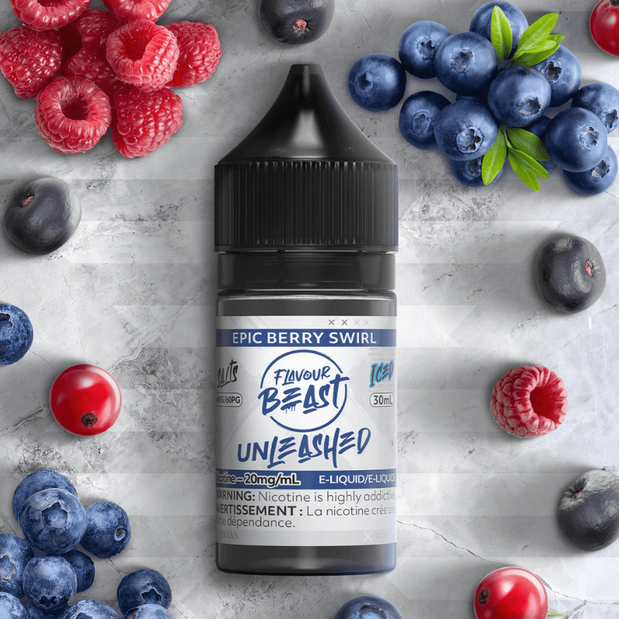 Flavour Beast Unleashed Salt-Epic Berry Swirl 30ml / 20mg Vape Superstore Yorkton Saskatchewan