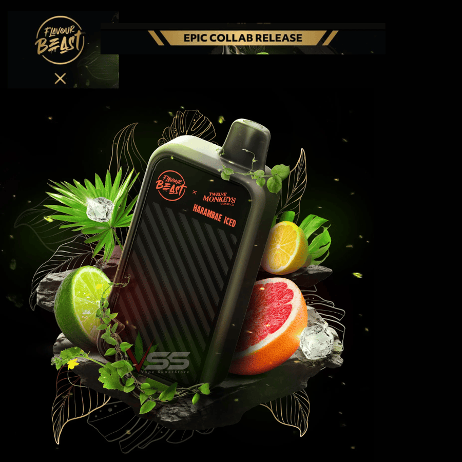 Flavour Beast X 12 Monkeys Beast Mode Max 2 50K Disposable-Harambae Vape Superstore Yorkton Saskatchewan