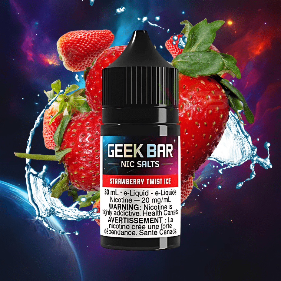 Geek Bar Nic Salt-Strawberry Twist Ice Vape Superstore Yorkton Saskatchewan