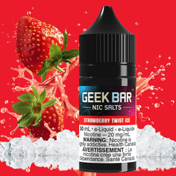 Geek Bar Nic Salt-Strawberry Twist Ice Vape Superstore Yorkton Saskatchewan