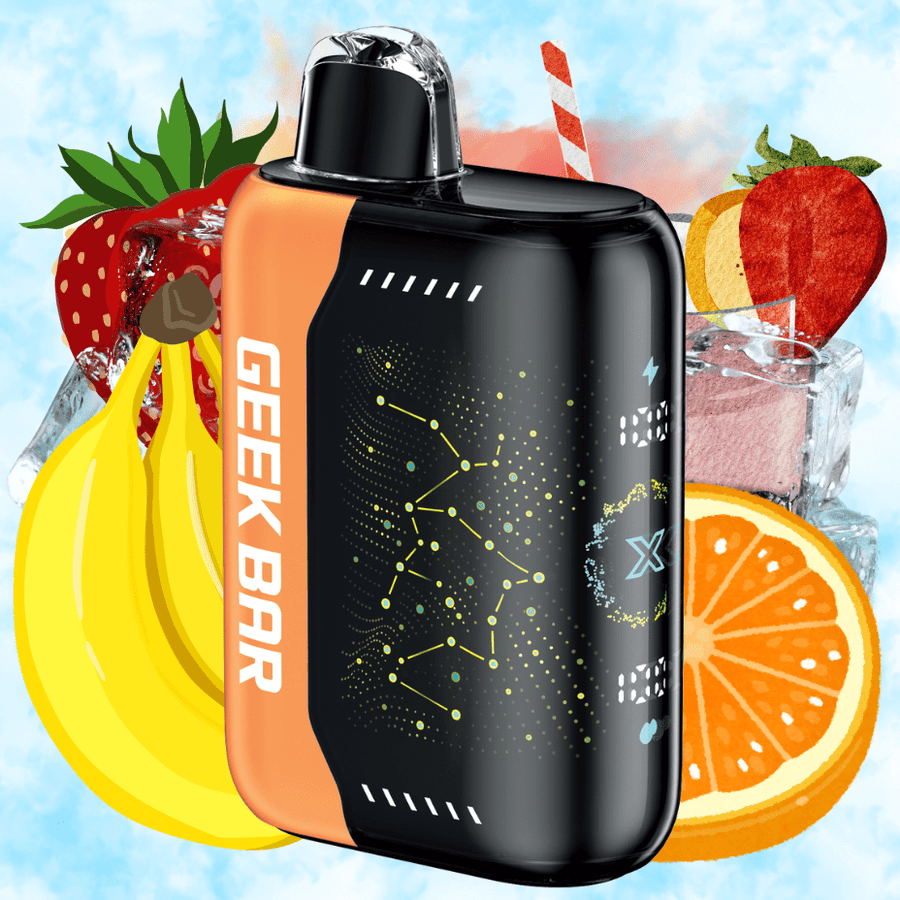 Geek Bar Pulse X 25K Disposable Vape - Strawnana Orange Ice 25000 / 20mg Vape Superstore Yorkton Saskatchewan