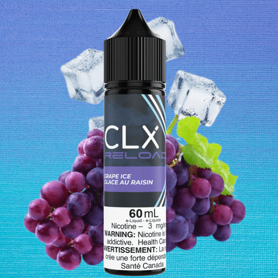 Grape Ice by CLX Reload E-liquid-60ml Vape Superstore Yorkton Saskatchewan