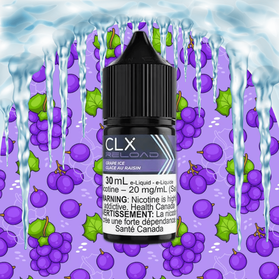 Grape Ice Salt by CLX Reload E-Liquid 30mL / 10mg Vape Superstore Yorkton Saskatchewan