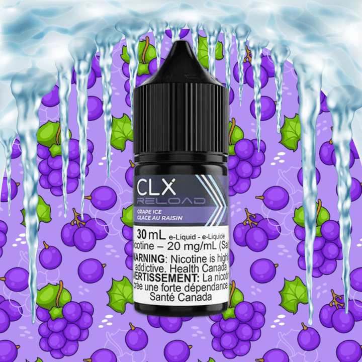 Grape Ice Salt by CLX Reload E-Liquid 30mL / 10mg Vape Superstore Yorkton Saskatchewan