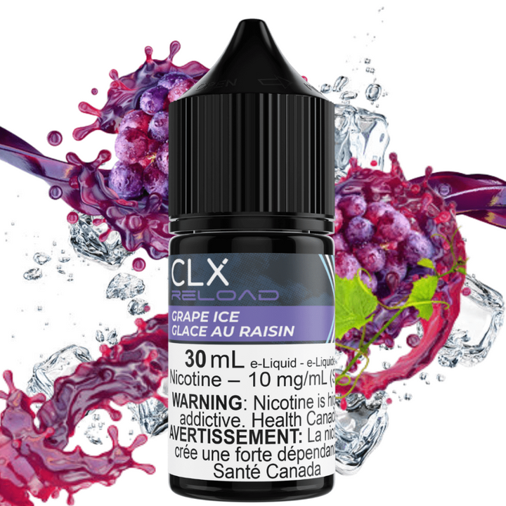 Grape Ice Salt by CLX Reload E-Liquid Vape Superstore Yorkton Saskatchewan