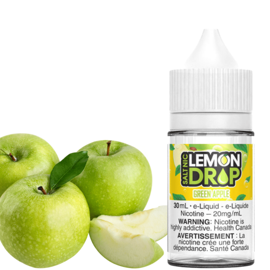 Green Apple Salt By Lemon Drop E-Liquid 30ml / 12mg Vape Superstore Yorkton Saskatchewan
