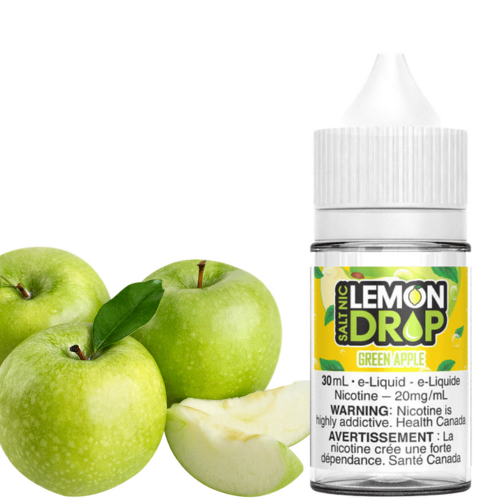 Green Apple Salt By Lemon Drop E-Liquid 30ml / 12mg Vape Superstore Yorkton Saskatchewan
