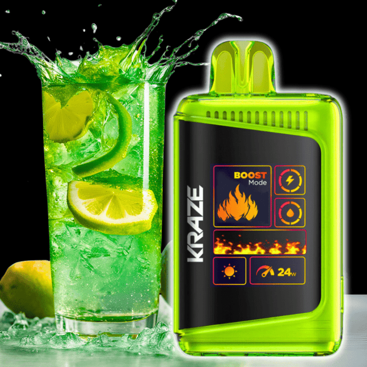 Kraze HD Mega 20k Disposable Vape - Green Dew 20000 Puffs / 20mg Vape Superstore Yorkton Saskatchewan